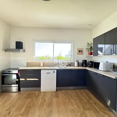 La Maison Bleue - Plain-pied Proche Plages Et Caen Rosel