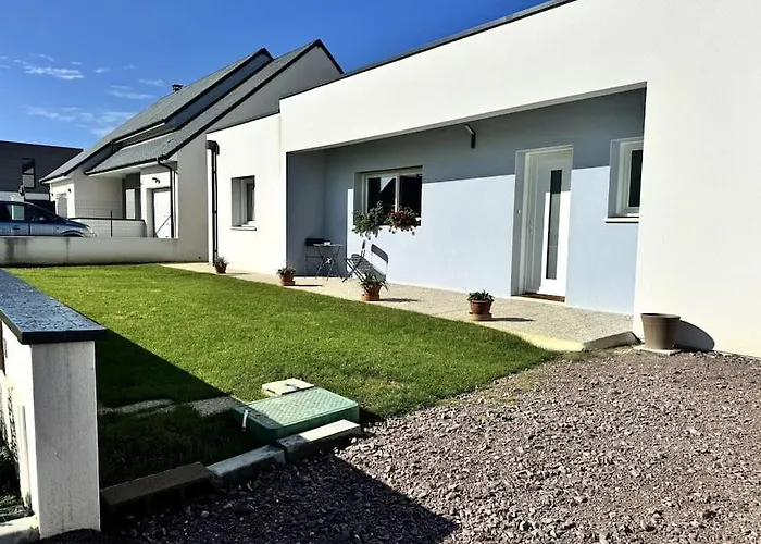 Semesterbostad La Maison Bleue - Plain-pied Proche Plages Et Caen