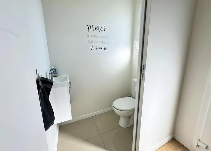 Semesterbostad La Maison Bleue - Plain-pied Proche Plages Et Caen *