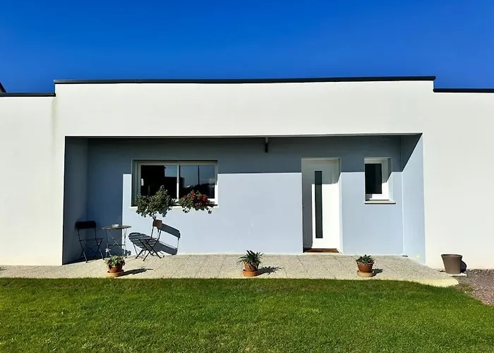 Semesterbostad La Maison Bleue - Plain-pied Proche Plages Et Caen Rosel