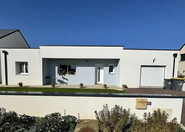 La Maison Bleue - Plain-pied Proche Plages Et Caen Rosel