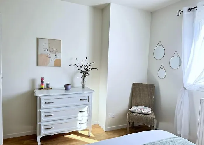 Semesterbostad La Maison Bleue - Plain-pied Proche Plages Et Caen