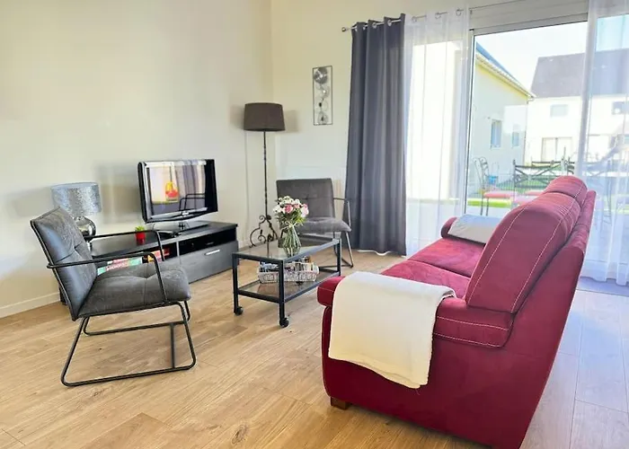 Semesterbostad La Maison Bleue - Plain-pied Proche Plages Et Caen