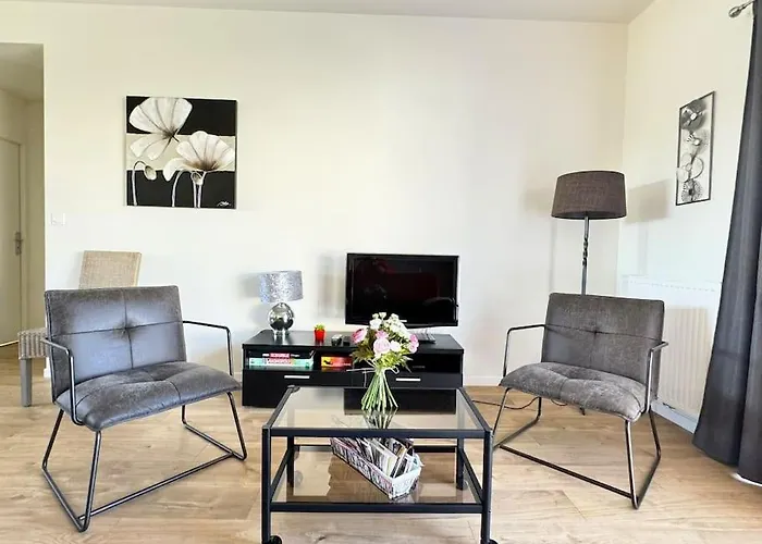 La Maison Bleue - Plain-pied Proche Plages Et Caen Semesterbostad *